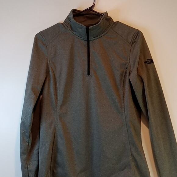 The North Face 1/4 Zip Fleece Jacket Home Care Patch Women's Sz Med EUC NICE! - Picture 7 of 12